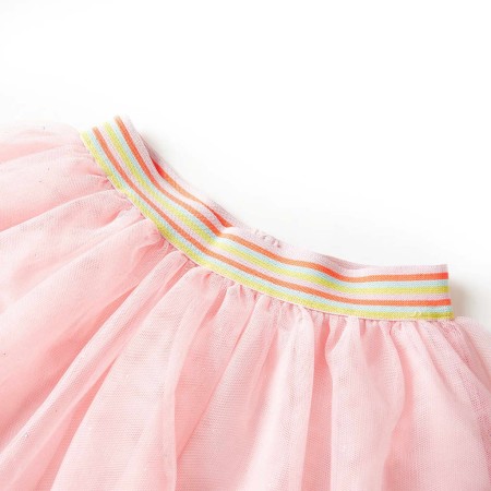 Gonna da Bambina con Tulle Rosa Chiaro 92