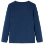 Maglietta per Bambini a Maniche Lunghe Blu Marino 104