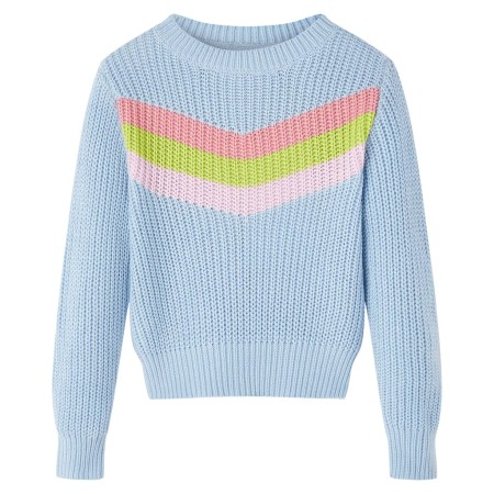 Maglione per Bambini Lavorato a Maglia Blu 116