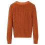 Maglione per Bambini Lavorato a Maglia Cognac 92