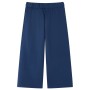 Pantaloni per Bambini a Gamba Larga Blu Marino 128