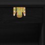 Set Mobili da Bagno 5 pz Nero in Legno Multistrato