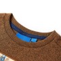 Maglietta Bambini Maniche Lunghe Cognac Mélange 104