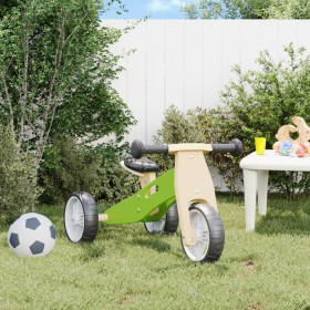 Bicicletta Senza Pedali per Bambini 2 in 1 Verde