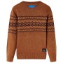 Maglione per Bambini Lavorato a Maglia Cognac 116