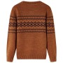 Maglione per Bambini Lavorato a Maglia Cognac 116