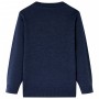 Maglione per Bambini Lavorato a Maglia Blu Marino 104