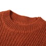 Gilet per Bambini Lavorato a Maglia Cognac 128