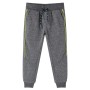 Pantaloni Tuta per Bambini Grigio Mélange 128