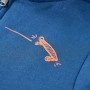 Felpa con Cappuccio e Cerniera per Bambini Blu 116