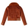 Giacca per Bambini in Velluto a Coste Cognac 104