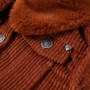 Giacca per Bambini in Velluto a Coste Cognac 104