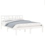 Giroletto Bianco in Legno Massello 140x190 cm