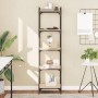 Libreria 5 Ripiani Rovere Sonoma 40x30x154 cm Legno Multistrato