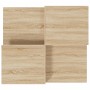 Tavolini da Salotto 2 pz Rovere Sonoma in Legno Multistrato