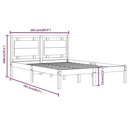 Giroletto Miele in Legno Massello 200x200 cm