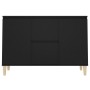 Credenza Nera 103,5x35x70 cm in Legno Multistrato