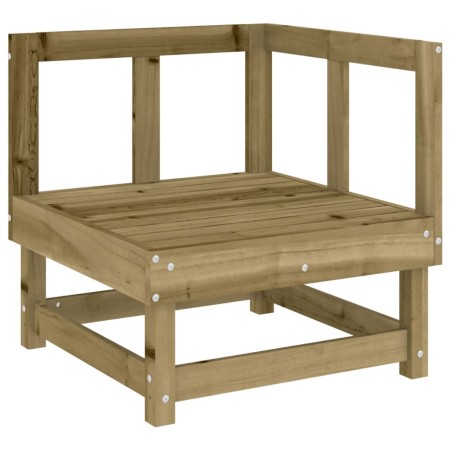 Set Salotto da Giardino 3 pz in Legno Impregnato di Pino