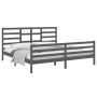 Giroletto Grigio in Legno Massello 200x200 cm
