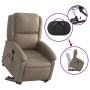 Poltrona Alzapersone Massaggi Reclinabile Cappuccino Similpelle