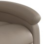 Poltrona Alzapersone Massaggi Reclinabile Cappuccino Similpelle