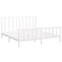 Giroletto Bianco in Legno Massello di Pino 200x200 cm