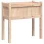 Fioriera da Giardino con Gambe 70x31x70 cm Legno Massello Pino