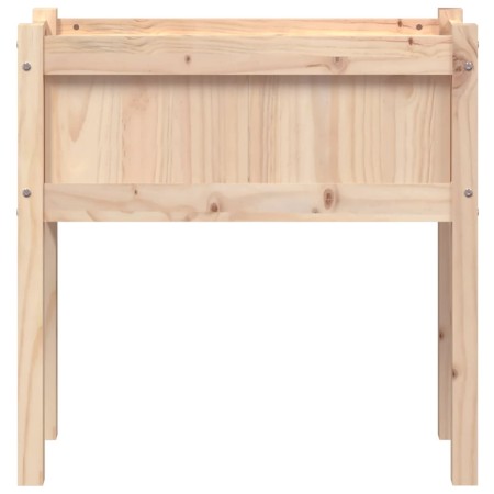 Fioriera da Giardino con Gambe 70x31x70 cm Legno Massello Pino