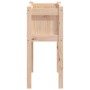 Fioriera da Giardino con Gambe 70x31x70 cm Legno Massello Pino