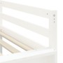 Letto a Soppalco con Torre Bambini Bianco e Nero 90x200cm Pino