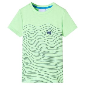 Maglietta per Bambini Verde Neon 128