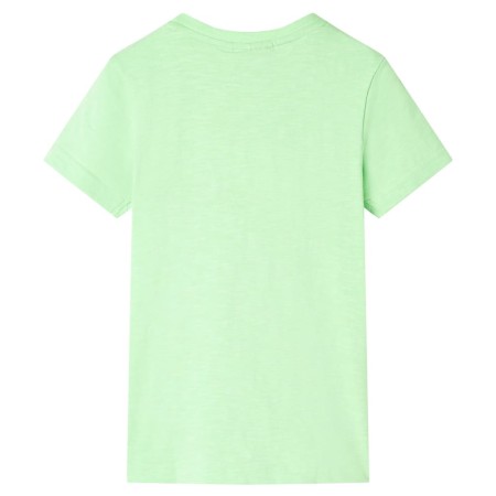 Maglietta per Bambini Verde Neon 128