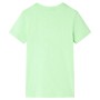 Maglietta per Bambini Verde Neon 128