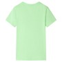 Maglietta per Bambini Verde Neon 140