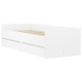 Giroletto con Cassetti Bianco 90x200 cm