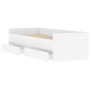 Giroletto con Cassetti Bianco 90x200 cm