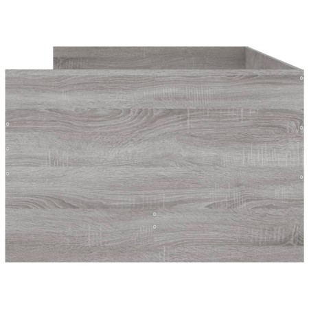 Giroletto con Cassetti Grigio Sonoma 75x190 cm Small Single