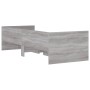 Giroletto con Cassetti Grigio Sonoma 75x190 cm Small Single