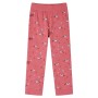 Pigiama da Bambina a Maniche Lunghe Rosa Antico 140