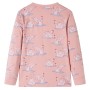 Pigiama da Bambina a Maniche Lunghe Rosa Chiaro 128