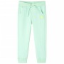 Pantaloni Tuta per Bambini Verde Brillante 104