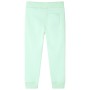 Pantaloni Tuta per Bambini Verde Brillante 128