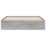 Giroletto Cassetti Grigio Sonoma 140x200 cm Legno Multistrato