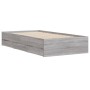 Giroletto Cassetti Grigio Sonoma 100x200 cm Legno Multistrato