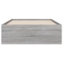 Giroletto Cassetti Grigio Sonoma 75x190 cm Legno Multistrato