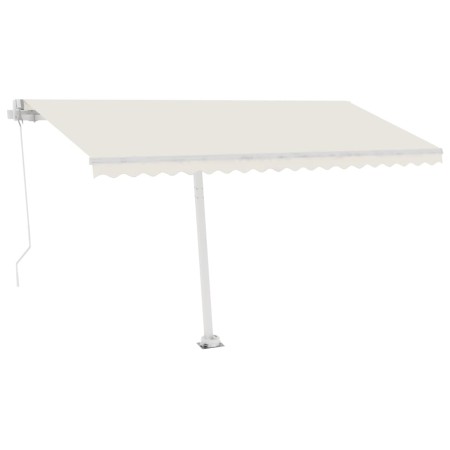 Set Pali per Tenda da Sole Bianco 450x245 cm Ferro