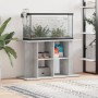 Supporto Acquario 100x40x60 cm Legno Multistrato Grigio Cemento