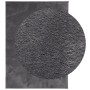 Tappeto Pelo Corto HUARTE Morbido Lavabile Antracite 200x280 cm