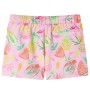 Pantaloncini per Bambini con Coulisse Rosa Tenue 140