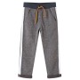 Pantaloni Tuta per Bambini Grigio Scuro Mélange 104